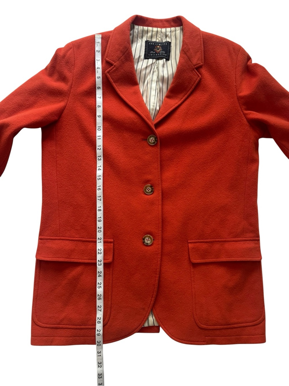 vintage 1990s wool blend blazer  "Finest Quality Collection" by The Limited Sz L - Picture 3 of 8